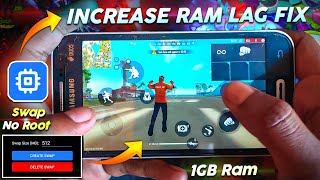 SWAP NO ROOT App Complete Free Fire Lag Fix Test [upl. by Irneh]