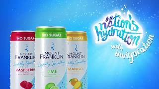 Mount Franklin Lightly Sparkling Cans TVC 15sec [upl. by Sybley]