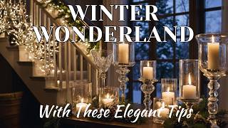 Create a Winter Wonderland at Home With These Elegant Tips [upl. by Anassor]