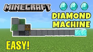 Minecraft Realistic Diamond Making Machine in Minecraft  Mine Creations [upl. by Sinylg]