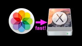 HOW TO MOVE APPLE PHOTOS LIBRARY TO EXTERNAL HARD DRIVE [upl. by Ecnav]