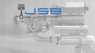 Motortest DLA128 serie JSBMODELLMOTOREN [upl. by Coplin870]