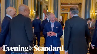 Royals and Prime Minister greet overseas coronation guests at Buckingham Palace reception [upl. by Martie107]