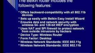 Belkin Wireless CableDSL Router [upl. by Azilem]