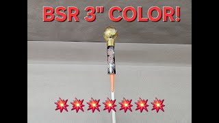 Whats inside a 3quot BSR color rocket firework [upl. by Alan]