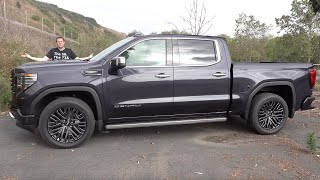 The 2022 GMC Sierra Denali Ultimate Is an 85000 UltraLuxury Truck [upl. by Rednijar131]