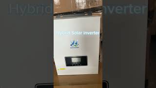 Hybrid inverter solar invertersMPPT controller solarinverter solarsystem solar solarenergy [upl. by Schott]