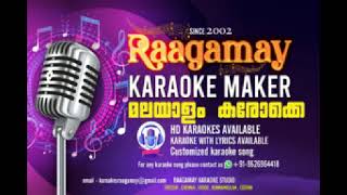 സന്യാസിനി നിൻ KARAOKE sanyasini nin punyasramathil karaoke with lyrics MALAYALAM  KARAOKE [upl. by Nolos]