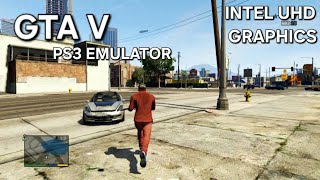 GTA V RPCS3  Intel UHD  i512450h  Gameplay [upl. by Aicilegna]