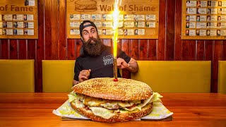 EAT FREE FOR A MONTH IF YOU CAN BEAT THIS GIANT BURGER CHALLENGE IN AUSTRIA  BeardMeatsFood [upl. by Fabriane]