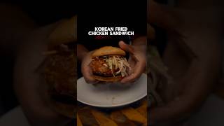 The Best Chicken Sandwich Recipe Ever ❗️🤯  Korean Fried Chicken Sandwich [upl. by Alurta]