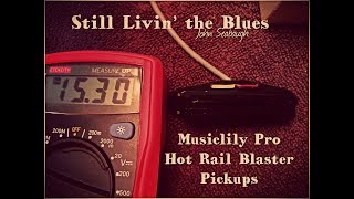 Musiclily Pro Hot Rail Blasters Bridge Pickup Test [upl. by Ellerey]