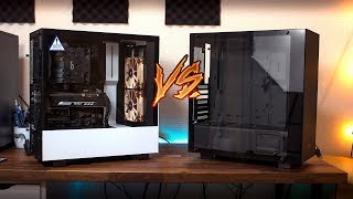 NZXT H500 vs S340 front airflow comparison [upl. by Yager756]