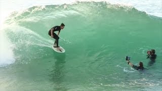 Skimboarders at the Wedge Newport Beach [upl. by Eidok]