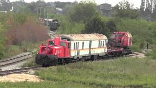 Fahrzeugparade im Heizhaus Strasshof Diesel und ELoksBlauer BlitzRangierloksteil3 [upl. by Ahseym910]