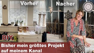 DIY  das SCHÖNSTE Weihnachtsdeko Video die Verwandlung vom Horrorzimmer zum TRAUM Weihnachtsraum [upl. by Derek10]