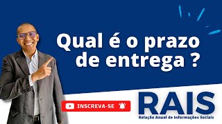 Qual é o prazo de entrega da RAIS [upl. by Enyahc]