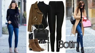 IDEAS DE OUTFITS CON BOTINES 2024quotMODA BOTINES LOOKS [upl. by Sessler31]