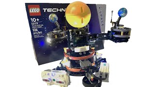 4K MOC How to MotorizeLight up Planet EarthMoon in Orbit 42179 RC Mod Build LEGO Technic 2024 [upl. by Archibold383]