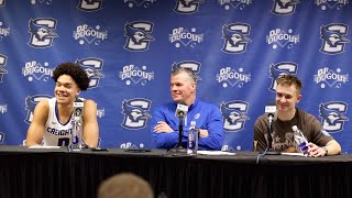 Full Greg McDermott players press conference following win over UConn [upl. by Yrovi409]