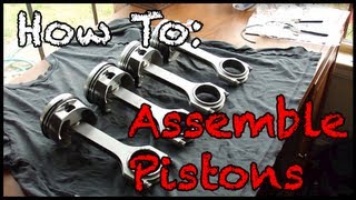 How to Assemble Pistons with Rods [upl. by Iruy]