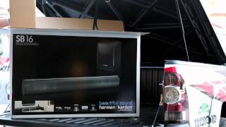 Harman Kardon SB 16 Soundbar unboxing and handson [upl. by Einnaj221]