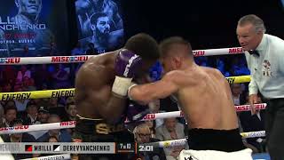 CHRISTIAN MBILLI vs SERGIY DEREVYANCHENKO  FULL BOXING HIGHLIGHTS [upl. by Keyes]