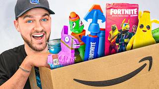 I Bought Every Fortnite Toy On Amazon [upl. by Belter866]