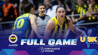 Fenerbahce Alagoz Holding v ZVVZ USK Praha  Full Basketball Game  EuroLeague Women 202223 [upl. by Nwadrebma798]