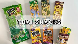 Tried Thai snacks from the department store Thailand [upl. by Osrock]