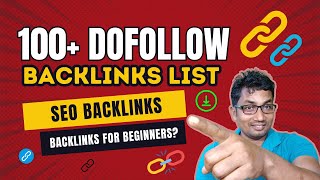 100 Dofollow Backlinks List  How To Create Backlinks For Beginners [upl. by Ahsyek]