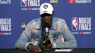 Pascal Siakam Dedicates Game 1 Win To His Late Father  NBA Finals [upl. by Donielle38]