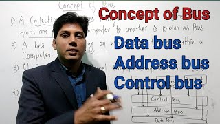 Concept of Bus ll Data bus ll Address bus ll Control bus ll Computer organisation and architecture [upl. by Dodwell]