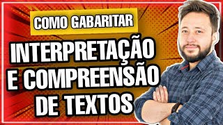 Interpretação e compreensão de textos  COMO GABARITAR [upl. by Leoine]