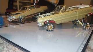 64 impala almost complete 💯 lowrider custom impala oldschool modelcars [upl. by Karolina]