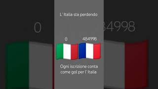 Ogni iscrizione conta come gol per l Italia [upl. by Ardet508]