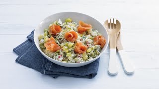 Scandinavische salade met zalm  Allerhande [upl. by Hamilah]