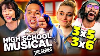 HIGH SCHOOL MUSICAL The Series Season 3 Episode 5 amp 6 REACTION HSMTMTS  Its On Camp Rock [upl. by Thorndike129]