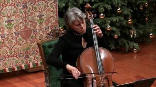 JS Bach Sarabande BWV 1007 Tanya Tomkins baroque cello [upl. by Jaynes461]