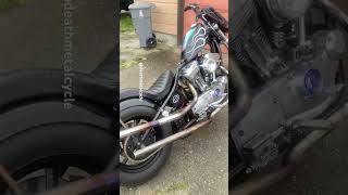 Sportster 1275 harleydavidson chopper lowbrowcustoms deathmetalcycle biker custom [upl. by Leugar]