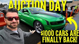 Can we buy a Clean Driveable car for 1000 at a Dealer Auction   Flying Wheels [upl. by Preiser950]