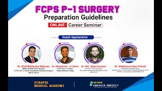 FCPS part1 Surgery Preparation Guidelines Career Seminar [upl. by Yeldar]