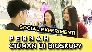 CIUMAN DI BIOSKOP  Social Experiment Ft VELIA  TWOLOL [upl. by Vtarj231]