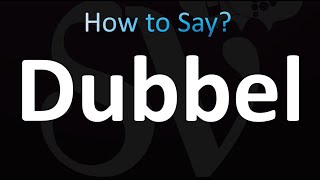 How to Pronounce Dubbel Beer [upl. by Aprilette]