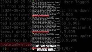 Linux sed coding linux linuxtutorials linuxcommandlinetutorial ubuntu sysadmin [upl. by Rufe]