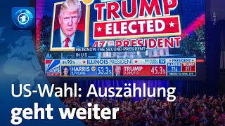 USWahl Trump hat gewonnen – Auszählung der Stimmen geht weiter [upl. by Buchalter]