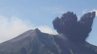 Sakurajima volcano covers Japanese city of Kagoshima in ash [upl. by Hamirak]