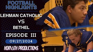 Lehman Catholic Vs Bethel Highlights  Ohio High School Football [upl. by Amero]