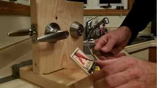 How to pick a lock Schalge using all youtube learned skills and home made tools [upl. by Marsden]