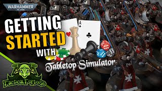 How to Play Warhammer 40k ONLINE  Installing 40k on Tabletop Simulator 40k amp Creating Armies [upl. by Gapin]